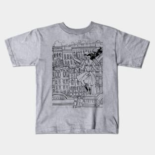 Steampunk Lieutenant Kids T-Shirt